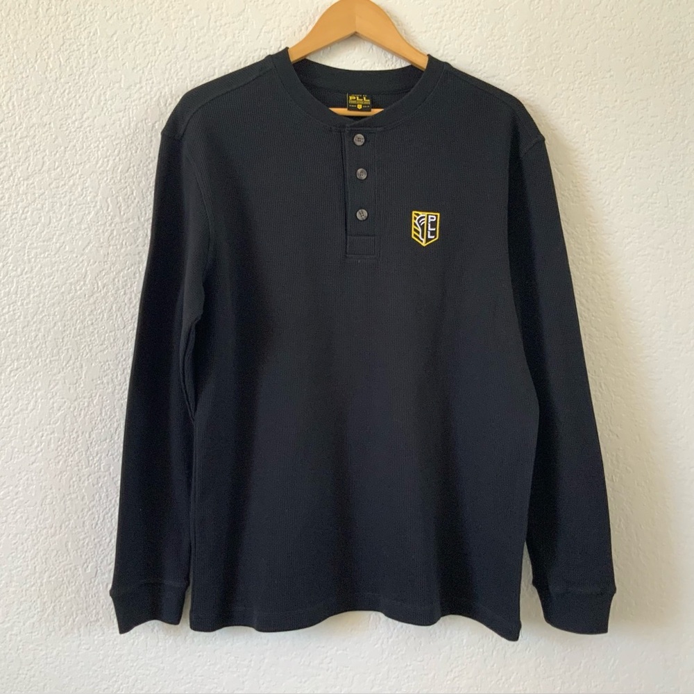 Premier Lacrosse League Thermal Henley, Sz L